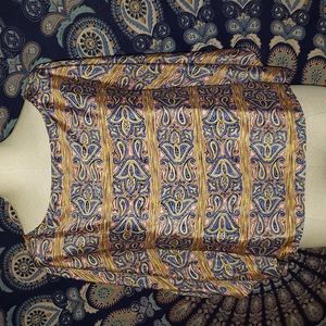 Peppermint size large sheer top.